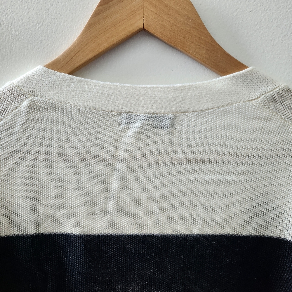 Black Colorblock Button Cardigan - Picture 7 of 7